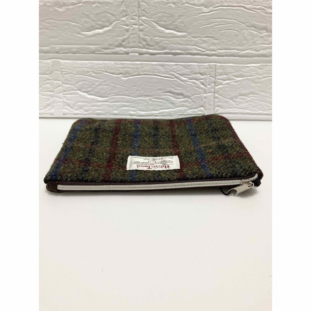 Harris Tweed(ハリスツイード)の未使用 HARRIS TWEED ポーチ　化粧ポーチ　小物ポーチ　ハリスツイード レディースのファッション小物(ポーチ)の商品写真