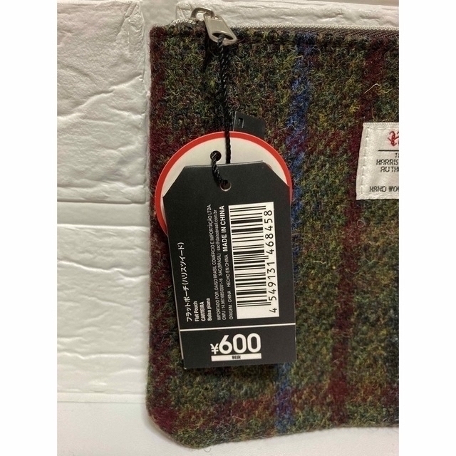 Harris Tweed(ハリスツイード)の未使用 HARRIS TWEED ポーチ　化粧ポーチ　小物ポーチ　ハリスツイード レディースのファッション小物(ポーチ)の商品写真