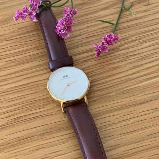 ダニエルウェリントン(Daniel Wellington)の【ダニエル・ウェリントン】ブラウンレザー時計(腕時計)