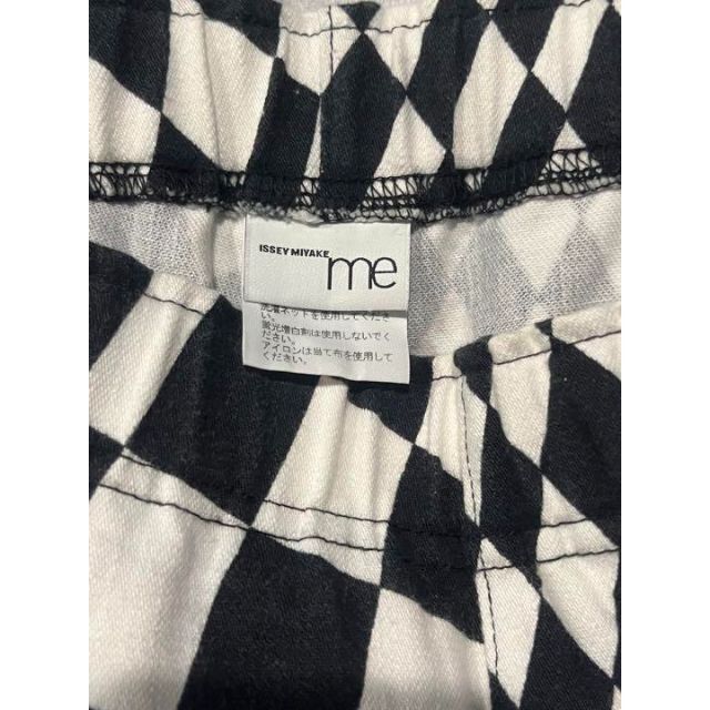 issey miyake me 10ss トロンプルイユ ダイヤ柄 チェック柄