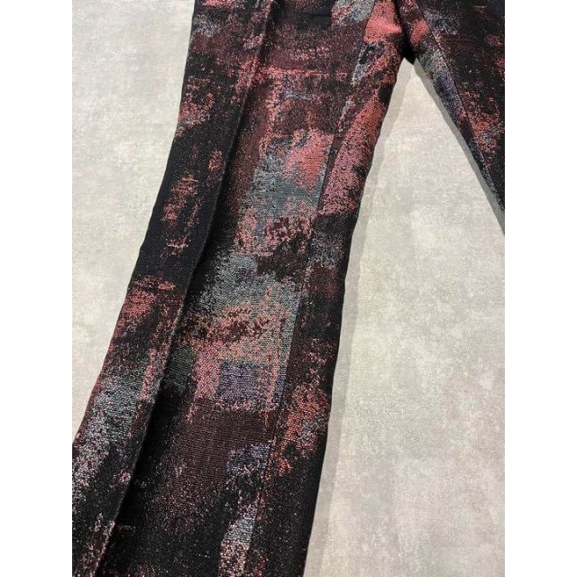 エッセンシャルコンフォート yoshio kubo 09aw rust pants ラメ 総柄