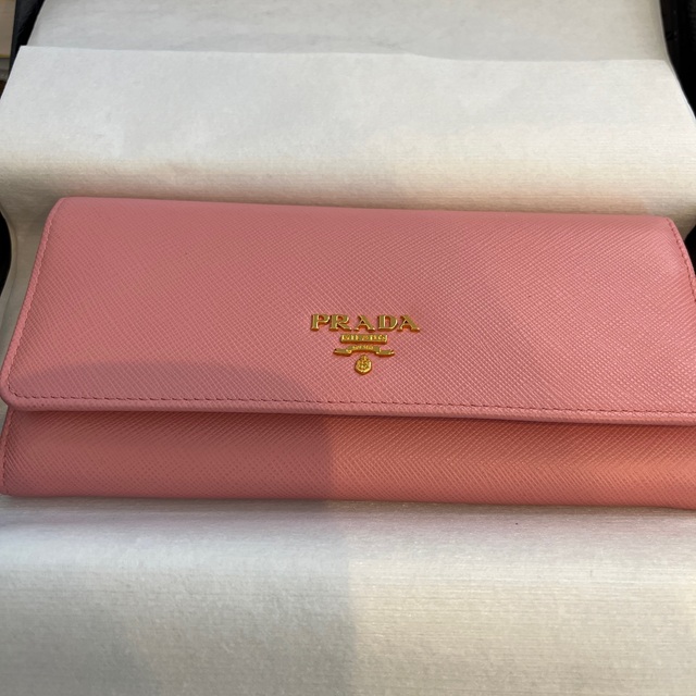 値下げ！【即日発送】新品 プラダ PRADA 長財布 サフィアーノメタル ペタロ