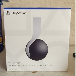 プレイステーション(PlayStation)のPULSE 3Dヘッドホン(ジャンク品)(ヘッドフォン/イヤフォン)