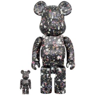 メディコムトイ(MEDICOM TOY)のBE@RBRICK ANEVER BLACK 100％ & 400％(その他)