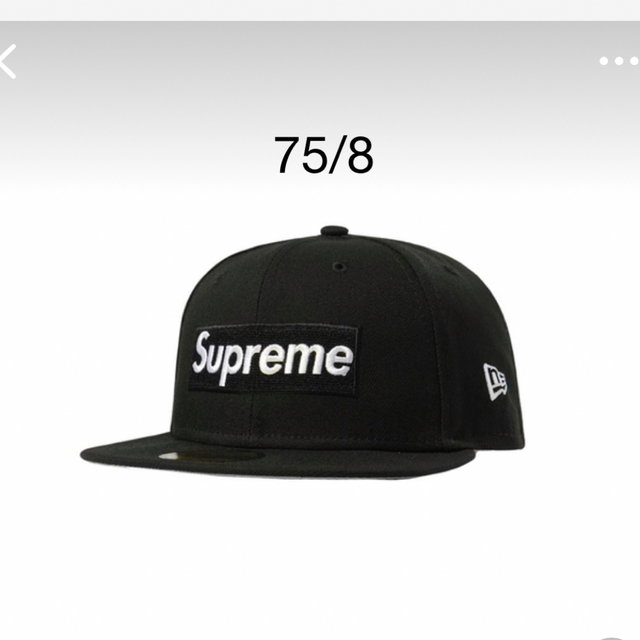 Supreme Money Box Logo New Era "Black"メンズ