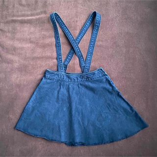 ザラキッズ(ZARA KIDS)のデニム ジャンパースカート　140cm(スカート)