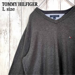 トミーヒルフィガー(TOMMY HILFIGER)のトミーヒルフィガー TOMMY HILFIGER vネック ニット セーター古着(ニット/セーター)