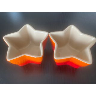 ルクルーゼ(LE CREUSET)のル・クルーゼ　星形　エトワール　ラムカン　2個セット(食器)