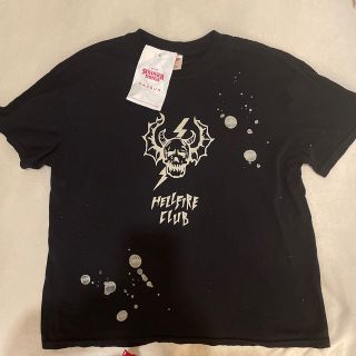 アーバンアウトフィッターズ(Urban Outfitters)の超レアコラボ品USA ストレンジャーシングス  pacsunブラック　tシャツ (Tシャツ(半袖/袖なし))