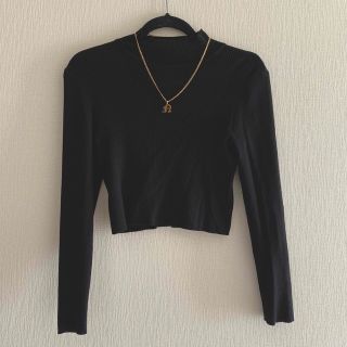 エイチアンドエム(H&M)のH&M リブトップス(カットソー(長袖/七分))