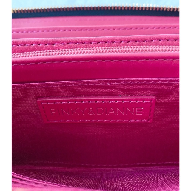 Pinky&Dianne(ピンキーアンドダイアン)の【新品】Pinky&Dianne L字ファスナー長財布 キャビア ブラック レディースのファッション小物(財布)の商品写真