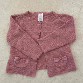 ジンボリー(GYMBOREE)のジンボリーくすみピンクのカーディガン95から100(カーディガン)