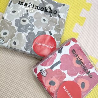 マリメッコ(marimekko)のマリメッコ ❣ ペーパーナプキン ペーパータオル デコパージュ ウニッコ  花柄(テーブル用品)