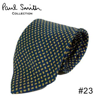 ポールスミスコレクション(Paul Smith COLLECTION)の■送無【ポールスミスコレクション】ネクタイ イタリア製 シルク ネイビー #23(ネクタイ)