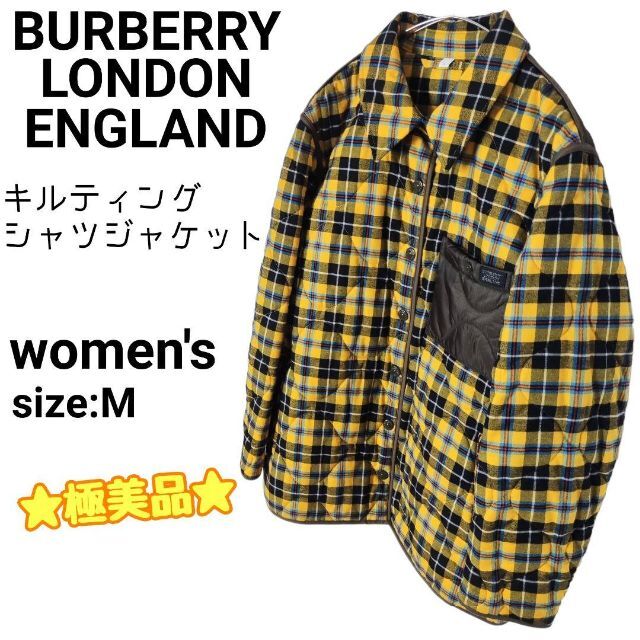 BURBERRY(バーバリー)の☆極美品☆ BURBERRY LONDON キルティング シャツジャケット M レディースのジャケット/アウター(その他)の商品写真