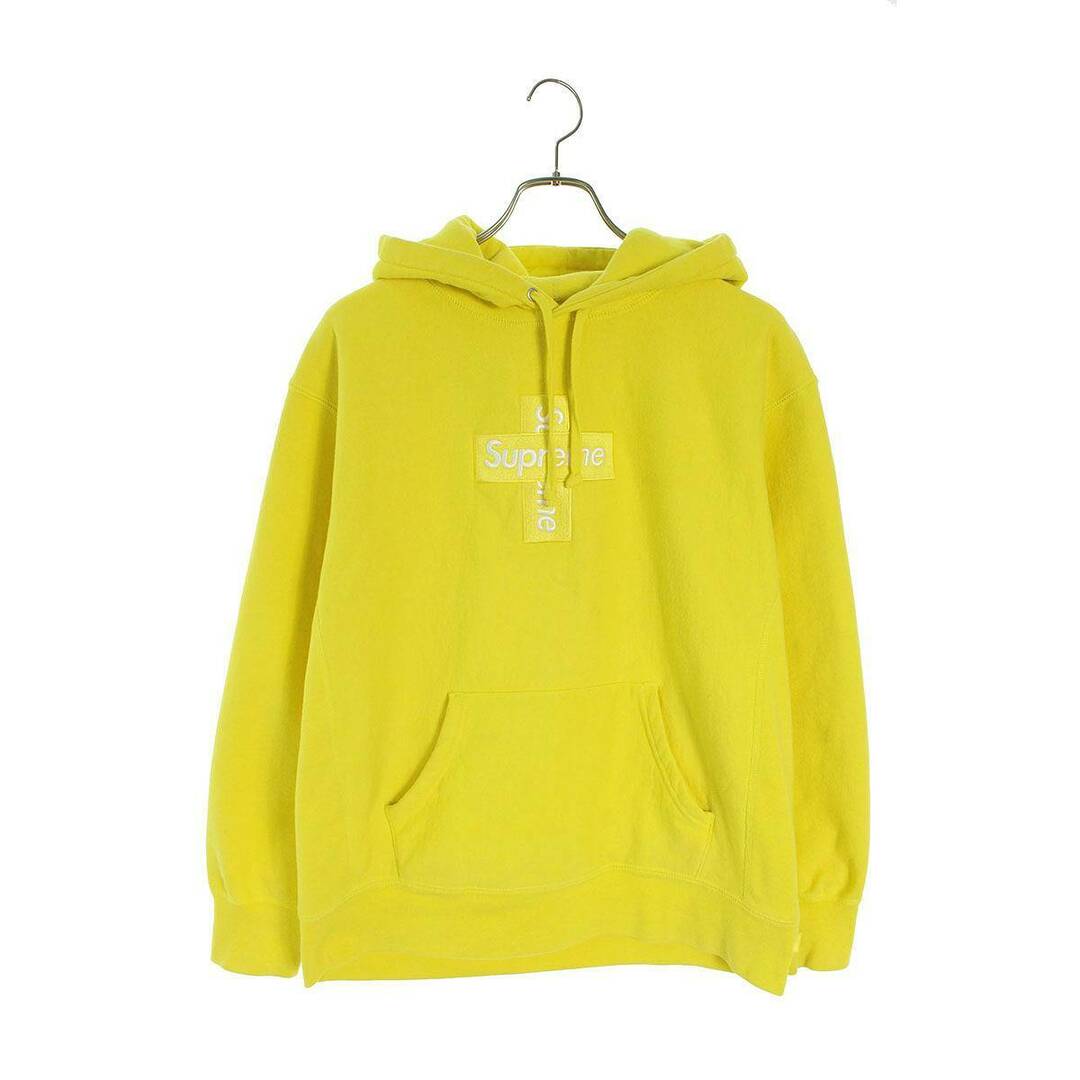 シュプリーム 20AW Cross Box Logo Hooded Sweatshirt クロスボックスロゴフーデッドスウェットシャツパーカー  メンズ S