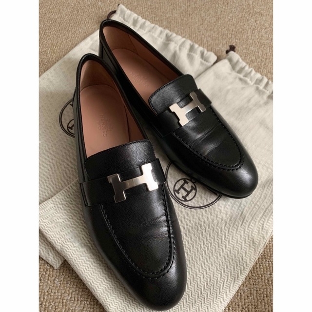 再再販! Hermes - エルメス モカシン ローファー 37 ローファー+革靴