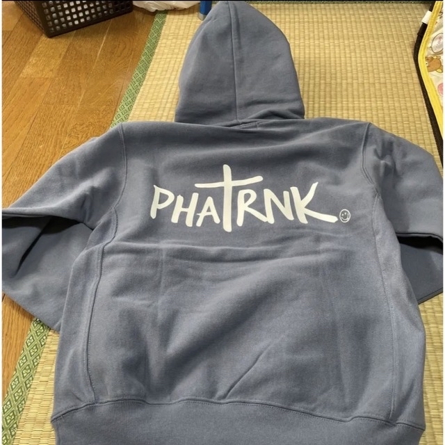 【最終お値下げ】phatrnkファットランク　くすみブルーパーカーSサイズ 1