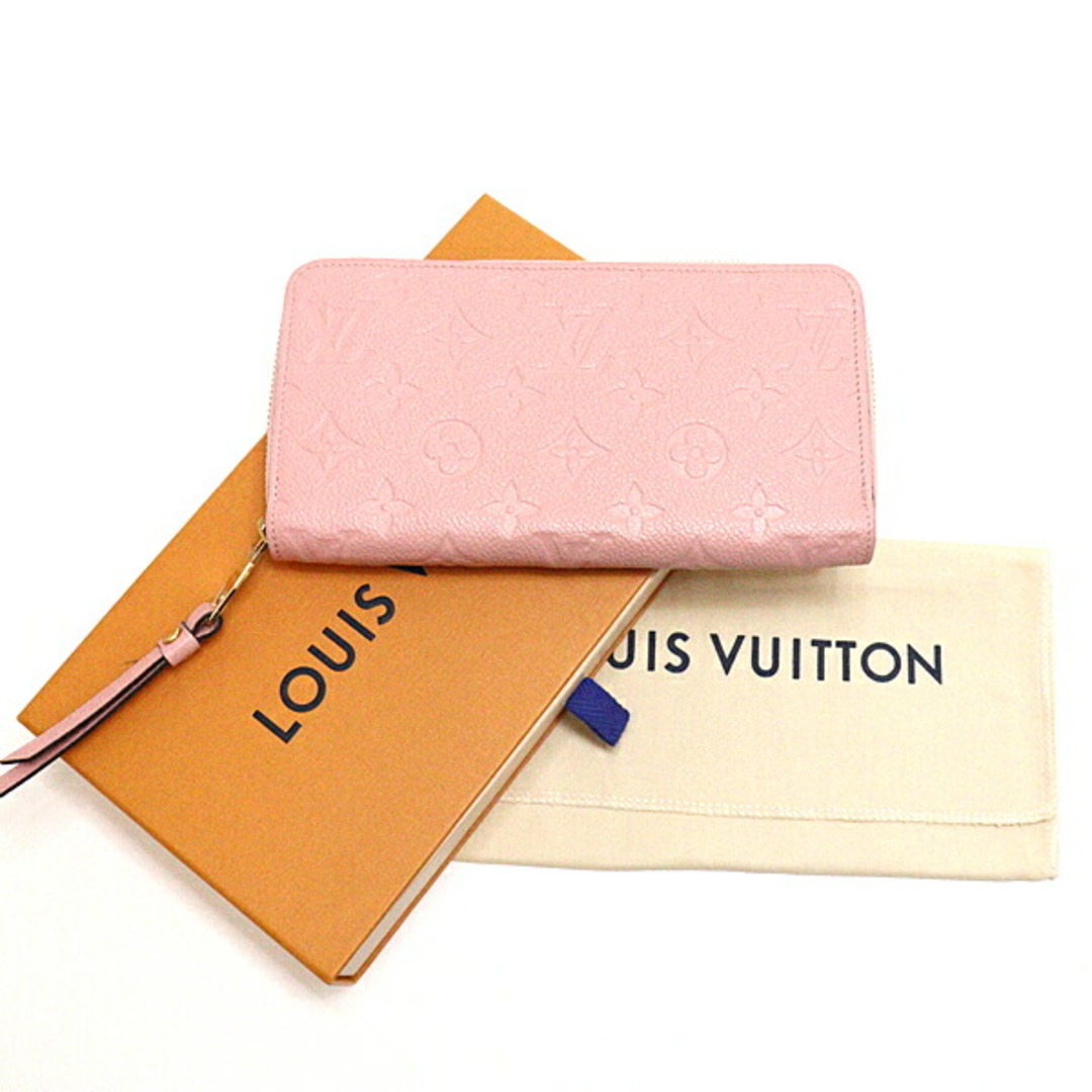 LOUIS VUITTON(ルイヴィトン)のLOUIS VUITTON ルイヴィトン ジッピー・ウォレット　モノグラム・アンプラント　ラウンドファスナー長財布　M64090　ローズプードル　ゴールド金具　未使用品 レディースのファッション小物(財布)の商品写真