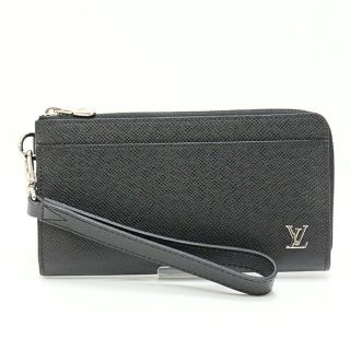 ルイヴィトン(LOUIS VUITTON)のLOUIS VUITTON ルイ・ヴィトン ジッピー・ドラゴンヌ L字ファスナー長財布　M69409　ブラック シルバー金具【中古】S品(折り財布)