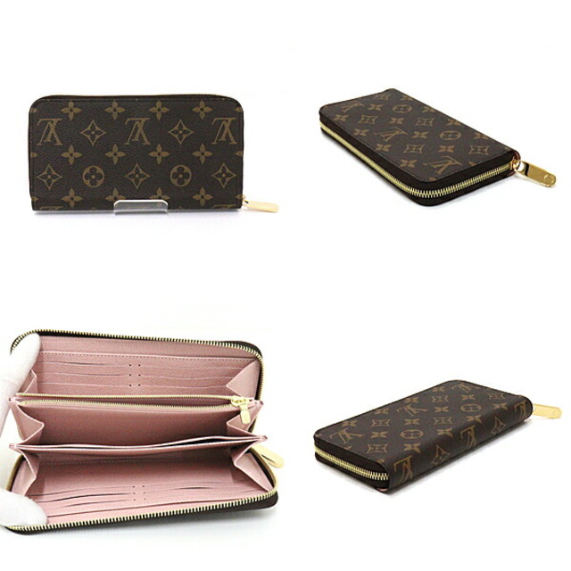 LOUIS VUITTON(ルイヴィトン)のLOUIS VUITTON ルイ・ヴィトン 　ジッピー・ウォレット モノグラム　ラウンドファスナー長財布　M80499　ブラウン　ローズ・バレリーヌ　ゴールド金具　未使用品 メンズのファッション小物(折り財布)の商品写真