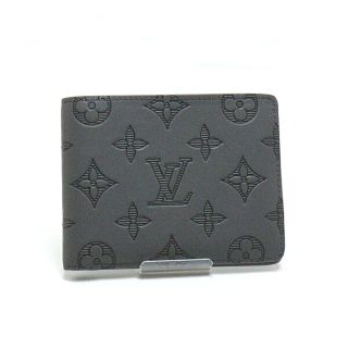 ルイヴィトン(LOUIS VUITTON)のLOUIS VUITTON ルイ・ヴィトン　ポルトフォイユ・ミュルティプル　二つ折り財布　M81383　モノグラムシャドウ　グレー　未使用品(折り財布)