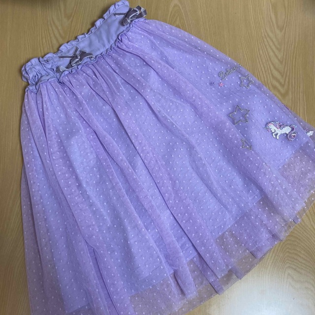 mezzo piano(メゾピアノ)のメゾピアノ　140 ユニコーン　スカート キッズ/ベビー/マタニティのキッズ服女の子用(90cm~)(スカート)の商品写真