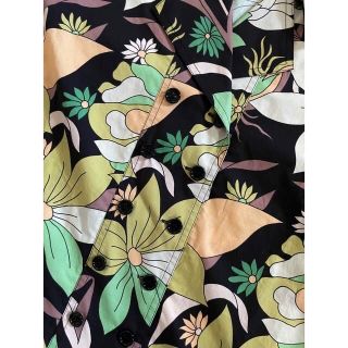 新品】FENDI ガーデンプリントコットンダブルシャツ 花柄-