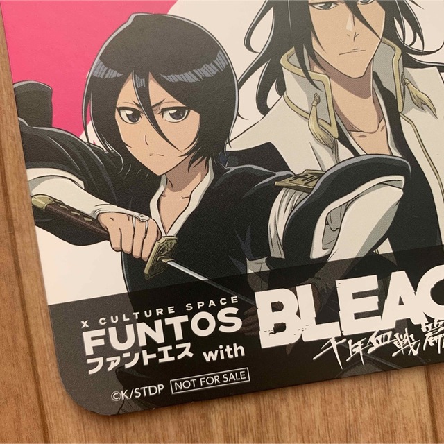 ファントエス カフェ 限定 BLEACH ブリーチ 朽木ルキア 白哉 コースター エンタメ/ホビーのアニメグッズ(その他)の商品写真