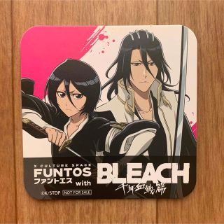 ファントエス カフェ 限定 BLEACH ブリーチ 朽木ルキア 白哉 コースター(その他)