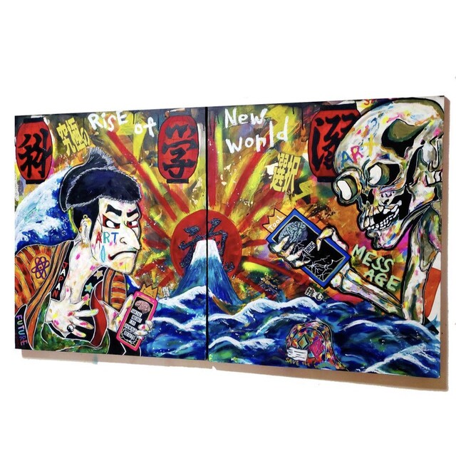 原画/絵画/一点物】Rise of the new world~江戸兵衛~ merkeziklinika.az
