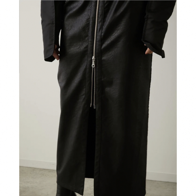 LA PEAU DE GEM 2way leather pencil skirt レディースのスカート(ロングスカート)の商品写真
