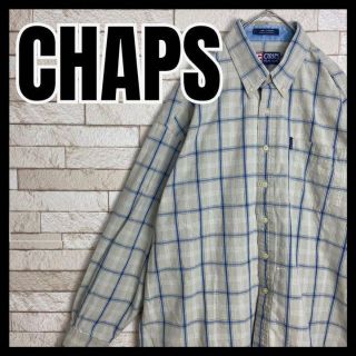 ラルフローレン(Ralph Lauren)のCHAPS Ralph Lauren BD shirt チェック 古着 ライン(シャツ)