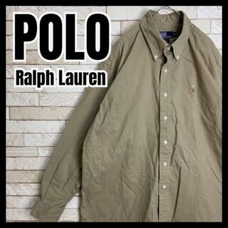 ポロラルフローレン(POLO RALPH LAUREN)のPOLO Ralph Lauren BDshirt 刺繍 カラーポニー くすみ(シャツ)