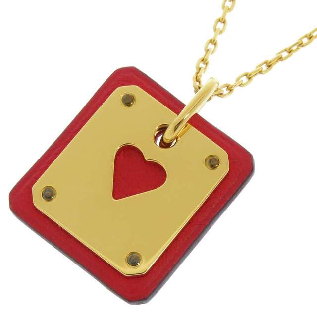 エルメス ネックレス As de Coeur エースオブハート ルージュクー