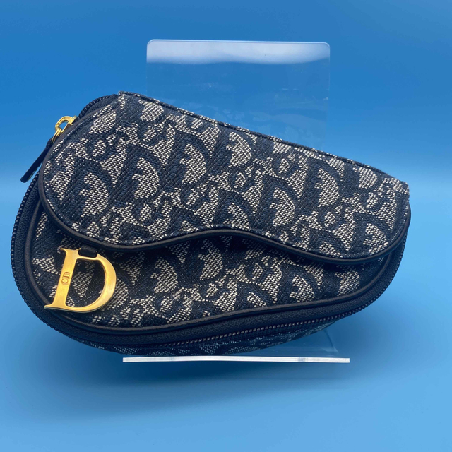 Dior - ディオール トロッター サドル D金具 キャンバス ポーチ バッグ