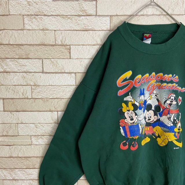 90s Disney ストリートファイター スウェット 激レア ミッキー キャラ メンズのトップス(スウェット)の商品写真