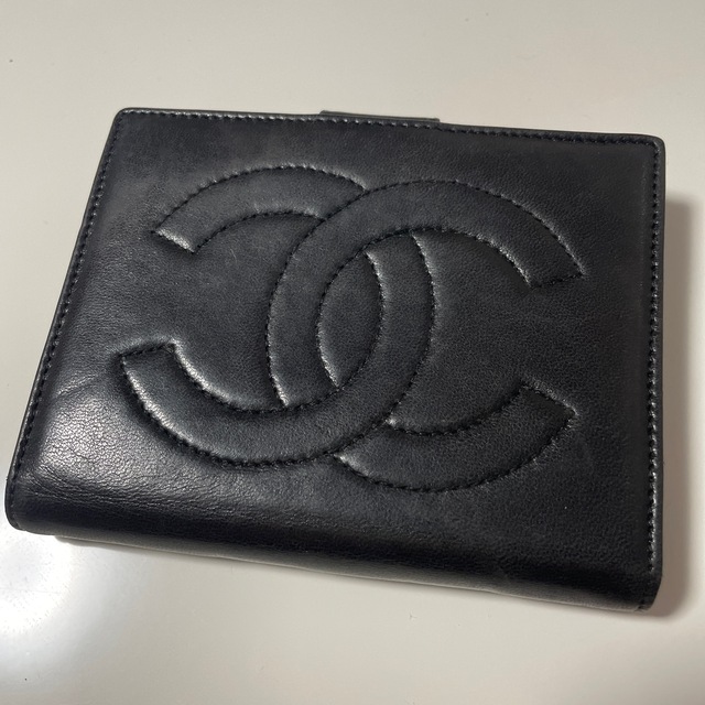 CHANEL 二つ折り財布　ヴィンテージファッション小物