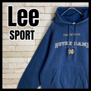 リー(Lee)のLee SPORT パーカー Notre Dame 刺繍 NCAA リブカラー(パーカー)