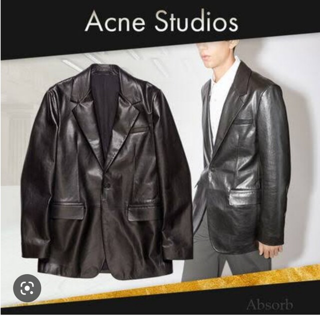 Acne Studios(アクネストゥディオズ)のchma様専用 メンズのジャケット/アウター(レザージャケット)の商品写真