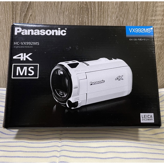 美品。4Kビデオカメラ パナソニック HC-VX992MS ホワイト Panasonic 美品。4Kビデオカメラ パナソニック HC-VX992MS ホワイト Panasonic