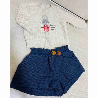 ザラキッズ(ZARA KIDS)のZARA kids ニットパンツセット♡(ニット)