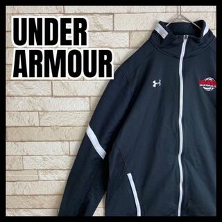 アンダーアーマー(UNDER ARMOUR)のUNDER ARMOUR トラックジャケット ジャージ 刺繍 スポーツ ブルゾン(ジャージ)
