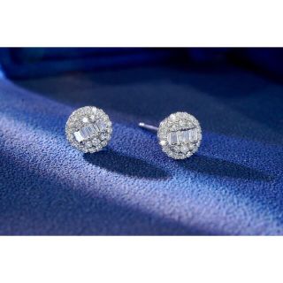 天然ダイヤモンドピアス0.28ct k18の通販 by 天然ダイヤモンド&パール