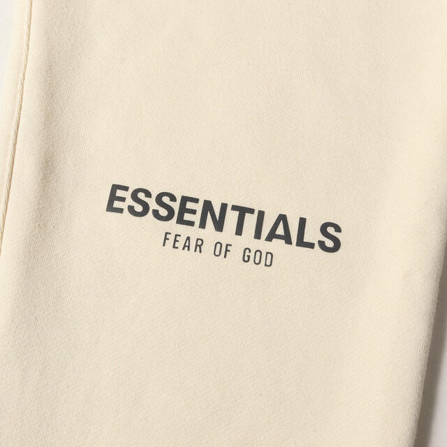 FEAR OF GOD フィアオブゴッド FOG ESSENTIALS エッセンシャルズ パンツ リフレクターロゴ スウェットパンツ クリーム L ボトムス ズボン 【メンズ】