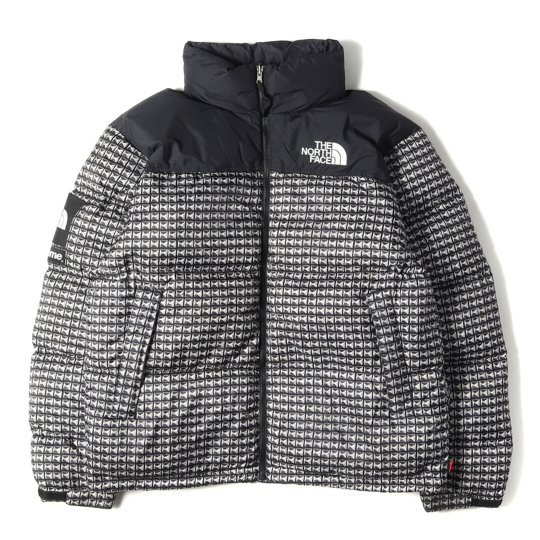 Supreme シュプリーム ジャケット THE NORTH FACE ノースフェイス スタッズ柄 ヌプシ ダウンジャケット Studded  Nuptse Jacket 21SS ブラック 黒 L アウター ブルゾン コラボ 【メンズ】【中古】【美品】 | フリマアプリ ラクマ