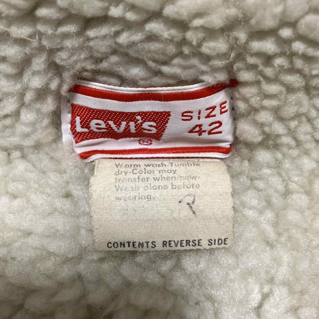 Levi's(リーバイス)のリーバイス　コーデュロイ ボア ジャケット　42 メンズのジャケット/アウター(Gジャン/デニムジャケット)の商品写真