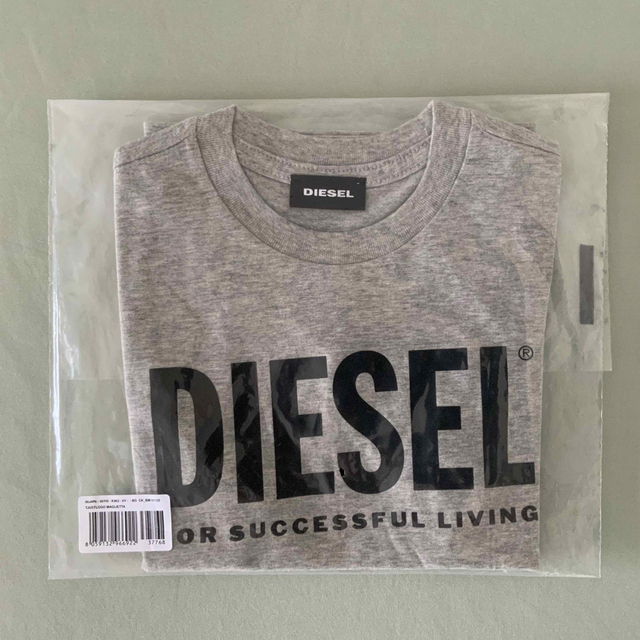 洗練されたデザイン　DIESEL KIDS　ロゴスウェット　グレー　6YTシャツ/カットソー