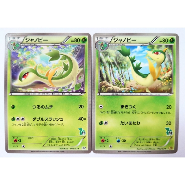 ポケモン - ポケモンカード BW ツタージャ ジャノビー ポケモン - ポケモンカード BW ツタージャ ジャノビー