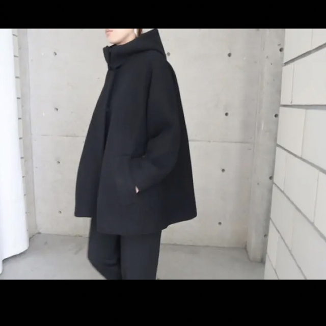 L'Appartement DEUXIEME CLASSE(アパルトモンドゥーズィエムクラス)のella bonding hoodie coat ella selectshop レディースのジャケット/アウター(ロングコート)の商品写真